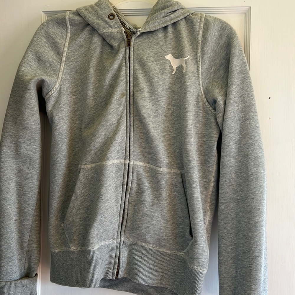Pink zip up